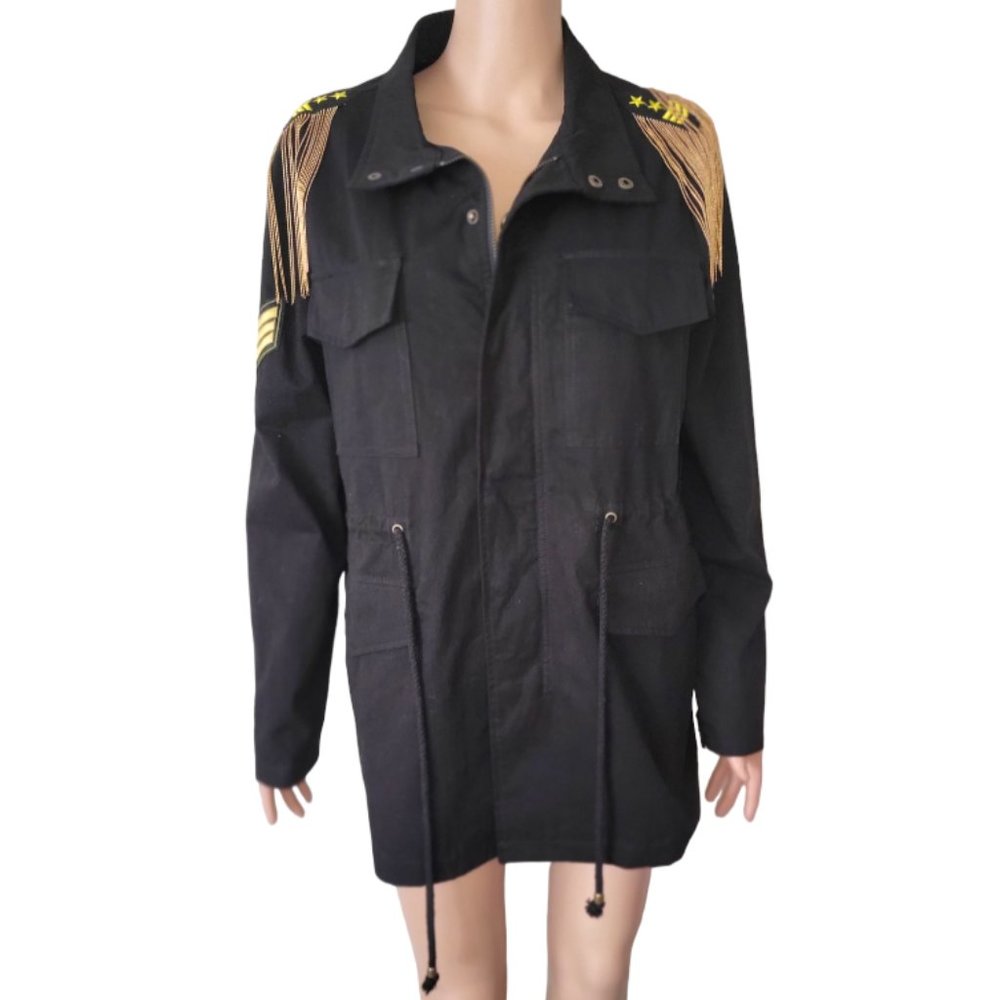 Black utility jacket